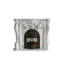 51.18"Grey White Natural Marble Simulated Flame Electric Fireplace Heater-118625537-118625541