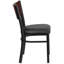 Chaise d'appoint à dossier en lattes de bois Prompton-1866246607-1866246604
