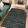 Linear Geometry Plush Area Rug – Modern Textured Accent with Non-Slip Base