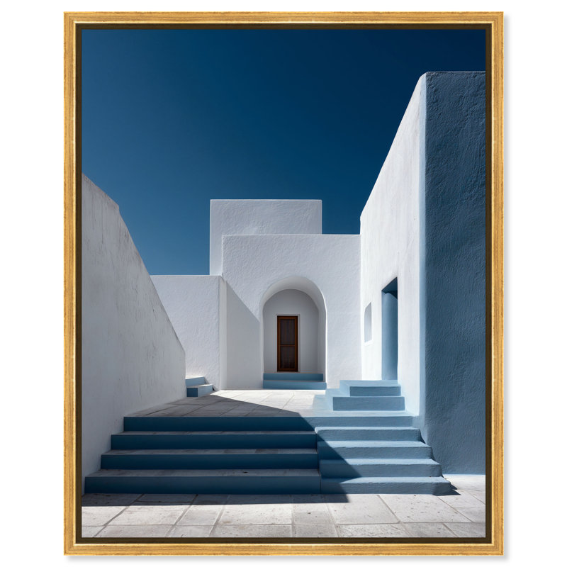 Monolithic Archway Print by Oliver Gal, 31"H x 25"W, Gold Floater Frame