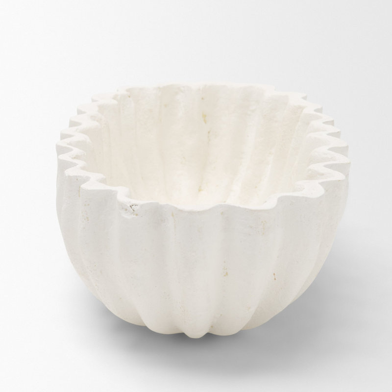 Bol en papier Camhe, 12.0L x 6.3W x 3.5H, White