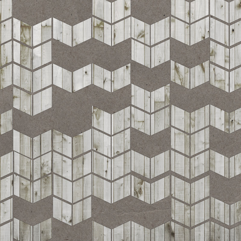 Chevron Cut Out I by Jennifer Goldberger - Wrapped Canvas Print, 30cm H x 30cm W