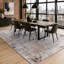Abstract Cotton and Chenille Flatweave Area Rug-1451799057
