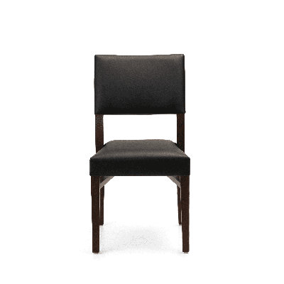 Stackable Solid Beech Wood Ladderback Upholstered Chair