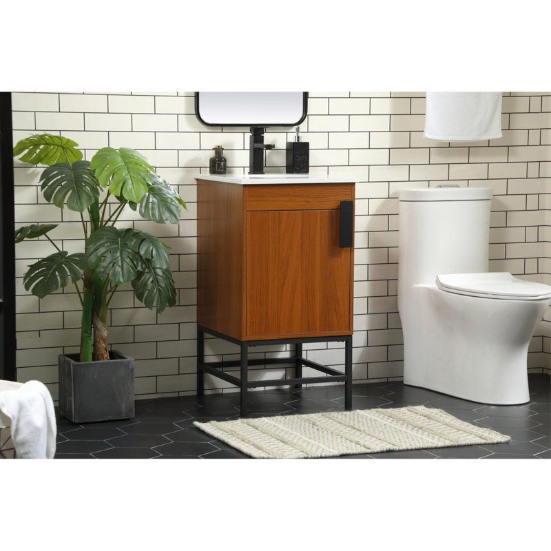 Ensemble de meuble-lavabo simple 18 po Eugene, Teck
