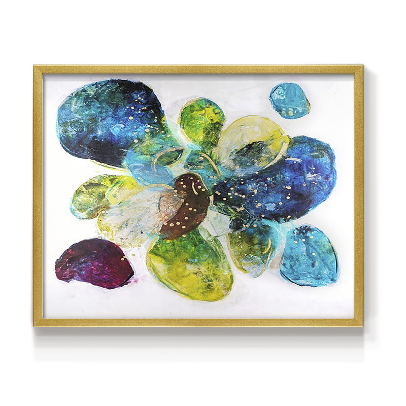 Interpretations I -Framed Print - Restickable, 8" H x 10" W