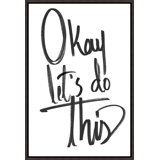 Okay Let's Do This Painting by Richard Ryder