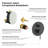 Circular 2-Function Pressure Balanced Complete Shower Faucet Set with Slide Bar-134155036