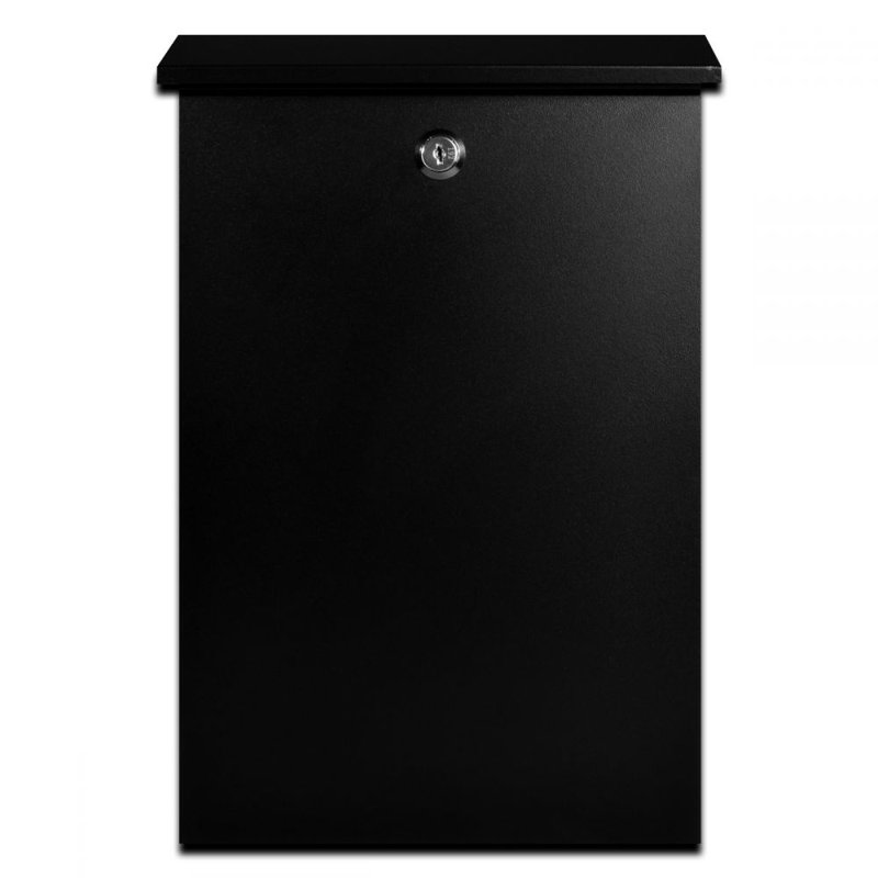Libretti Steel Wall Mounted Post Box, Black