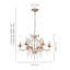 Lustres en cristal 6 lumières Dzesika