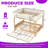 (Queen Over Queen\Full over Full)Pine Wood Kids Bunk Bed With Trundle, Bookshelf-1279879621-1279879643