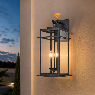 Dusk to Dawn Outdoor Wall Lights with 2-Light