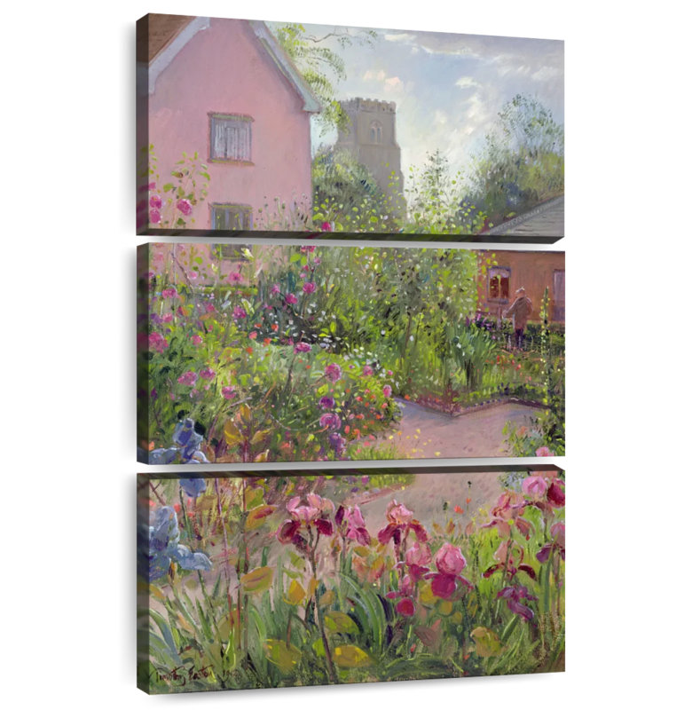 Alvord Herb Garden At Noon, 57" H x 36" W