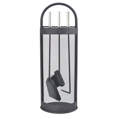 Steel Fireplace Tool Set