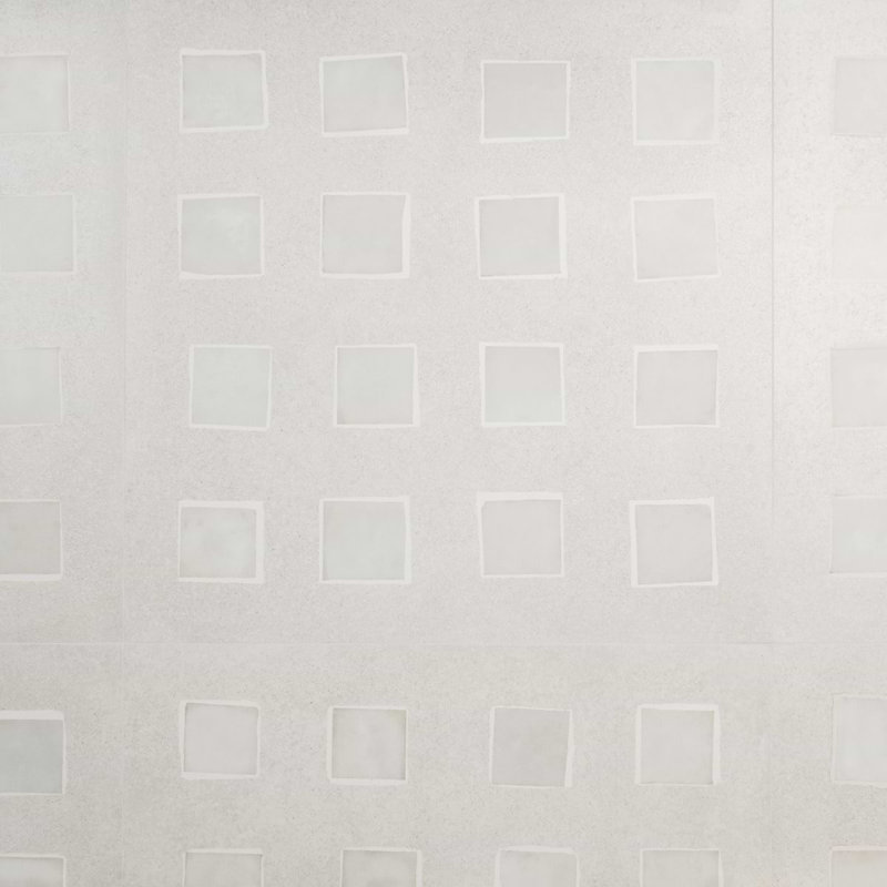 Bariazzo Deco 35 In. X 35 In. Concrete Look Semi-Polished Porcelain Floor And Wall Tile (17.64 Sq. Ft. / Case), White