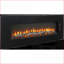 Foyer électrique, façade incurvée de 48 pouces avec lit flamme / braise multicolore & amp; Télécommande | Fixation murale | Électrique