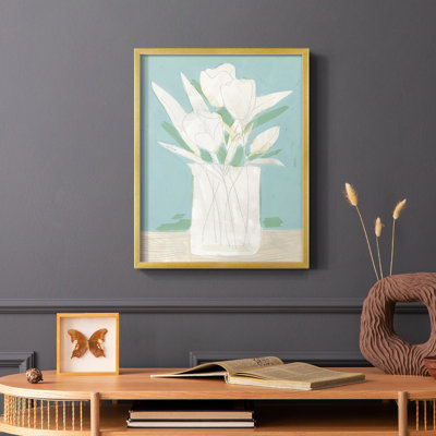 Reproduction encadrée «Mute Spring Arrangement II» - bois massif