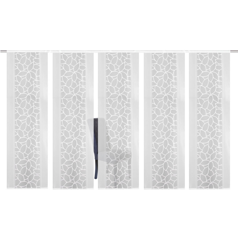 Jenna Track Insert Semi Sheer Sliding Panel