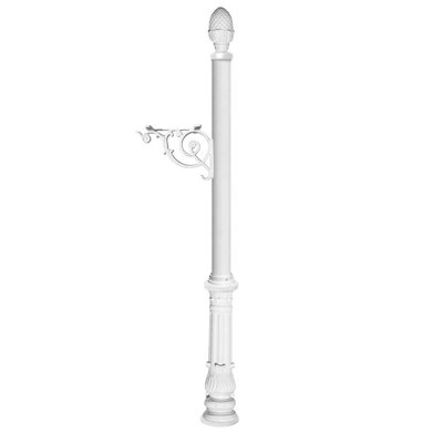 Lewiston Mailbox 75" H In-Ground Decorative Post