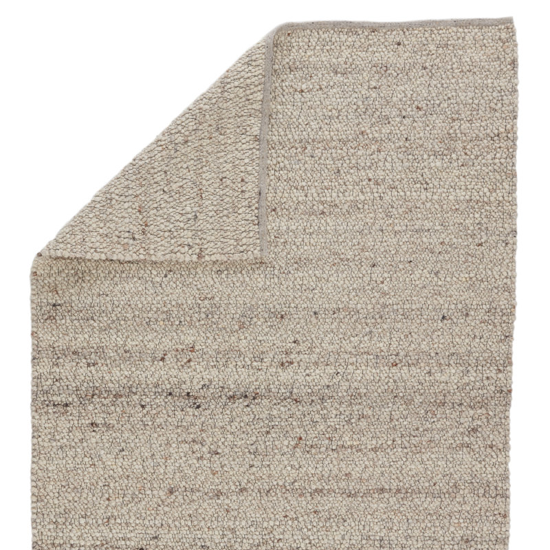 Jaipur Living Hadren QTM03 Handmade Solid taupe and Gray Area Rug, Rectangle 5' x 8'