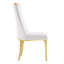 Chaise de salle à manger en velours
