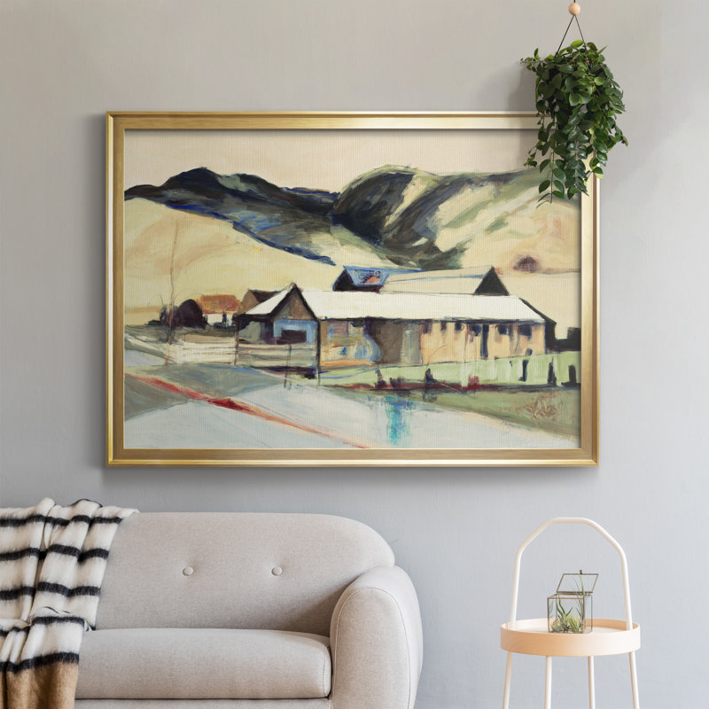Méchant - cadre photo, reproduction d'art sur toile, H 30,5 po x l 42,5 po x P 1,5 po, Toile avec cadre doré