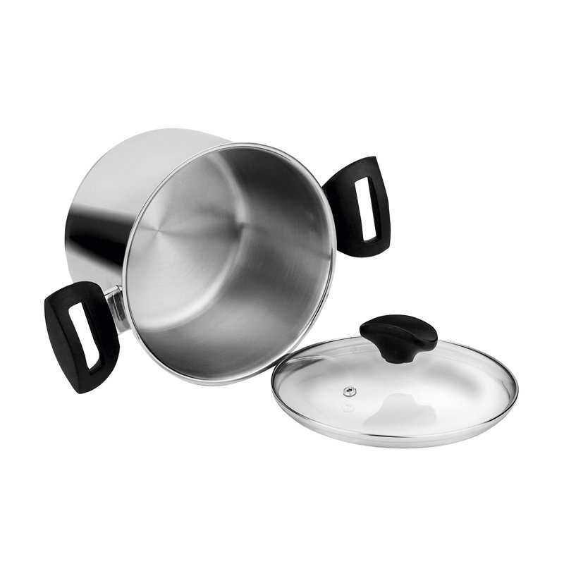 Pot à soupe antiadhésif en acier inoxydable (18/10) Fagor Alaia, L 7,9 po