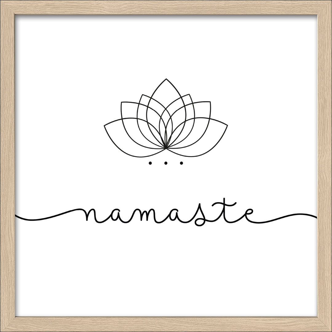 Namaste - Einzelbildrahmen Kunstdrucke