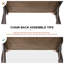 Chaise longue inclinable 59,84 po Erelah-1803302926