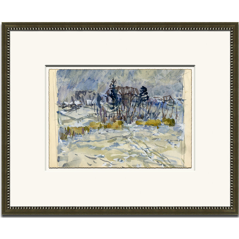 Giclee Print by Soicher Marin Archives, 17" H x 21" W x 1.25" D, Brown, Ivory