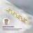 12 In. Linear Shower Drain With Removable Quadrato Pattern Grate, 304 Stainless Shower Drain In Brushed Gold-117467687