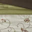 Édredon 7 pièces très grand - Broderie en tissu de style contemporain et élégant comprenant un édredon, des taies décoratives, des oreillers et une jupe de lit-131376145-131376148