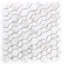 Art Deco 3.5 x 4.5 Glass Cobblestone Deco Mosaic Tile-36946812