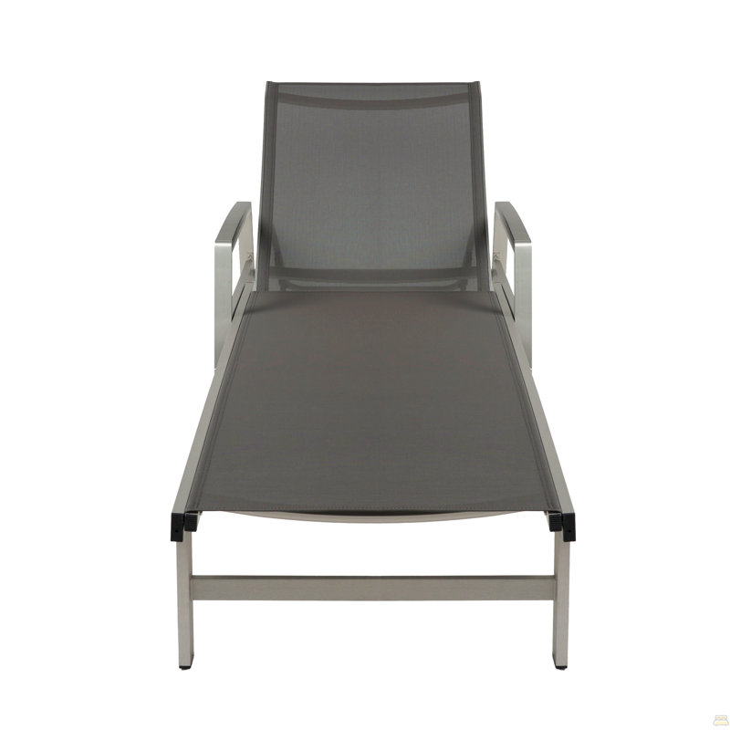 Chaise Lounge, Gray, Gray