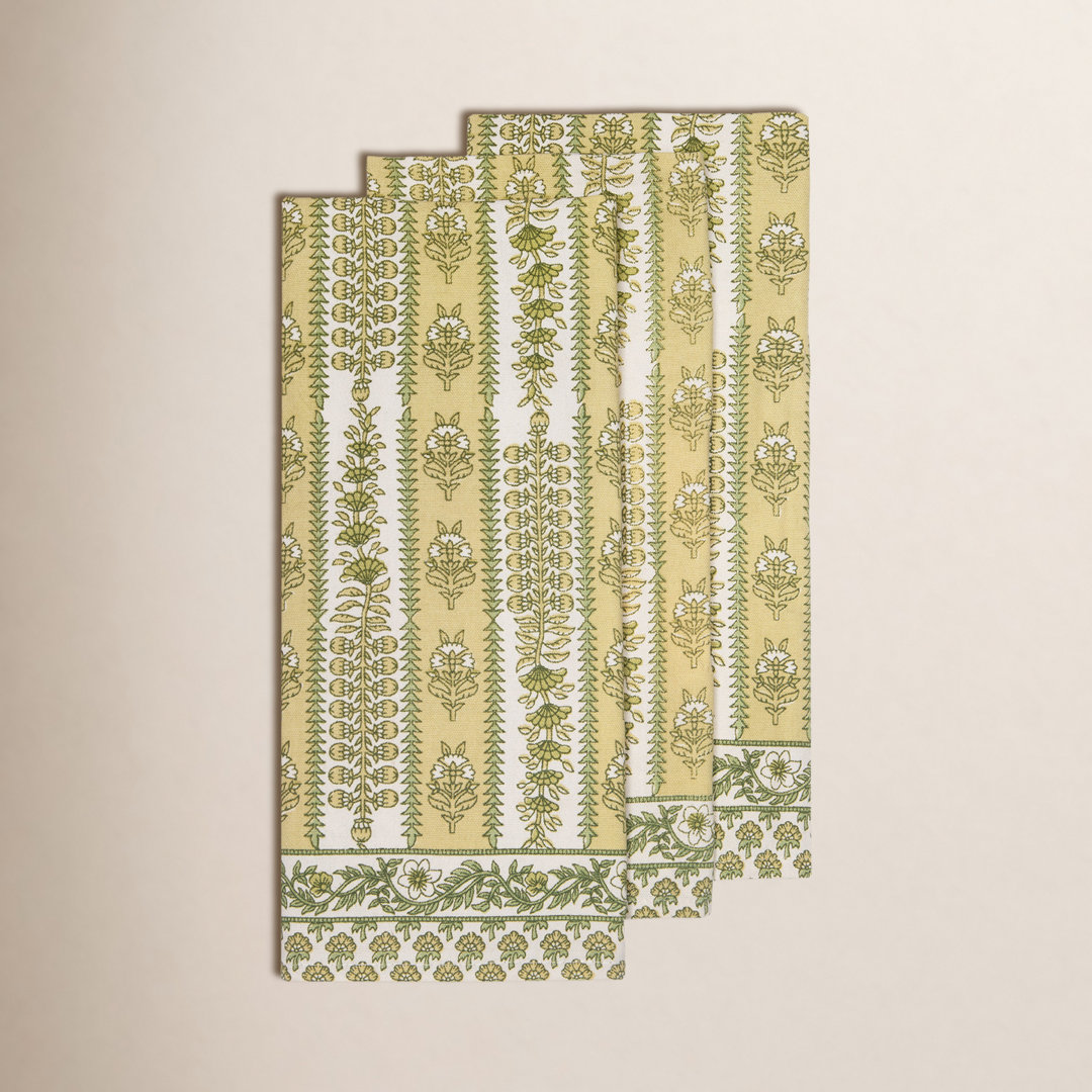 Charlemont Floral Tea Towel Kitchen Towel (Set of 3) Birch Lane™