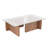 Modern Coffee Table with 100% Tempered Glass Top, Atlantic Pine Color, 41.3 x 11.8 x 25.6 inches | Sturdy 100% Melamine Coated Particle Board Frame, Elegant & Functional Design for Living Room & Lounge Spaces-923623535
