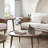 Clover Collection Solid Wood Top Single Coffee Table