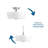 Leap 2 - Light Steel Dimmable Urn / Bowl Chandelier-24418317