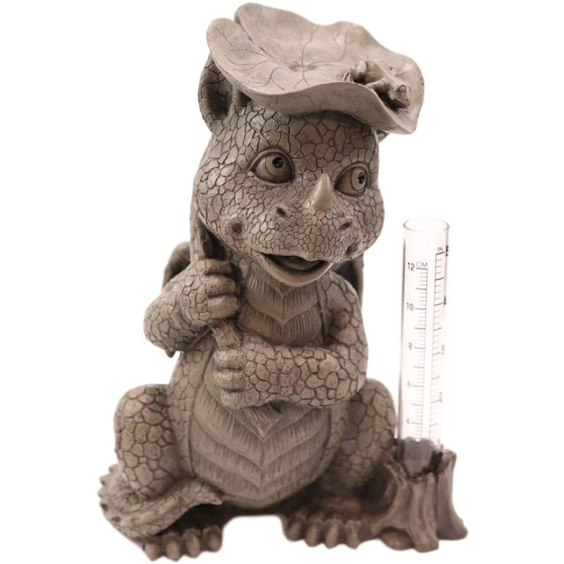 Statue fantaisiste de gouttes de pluie fantaisistes