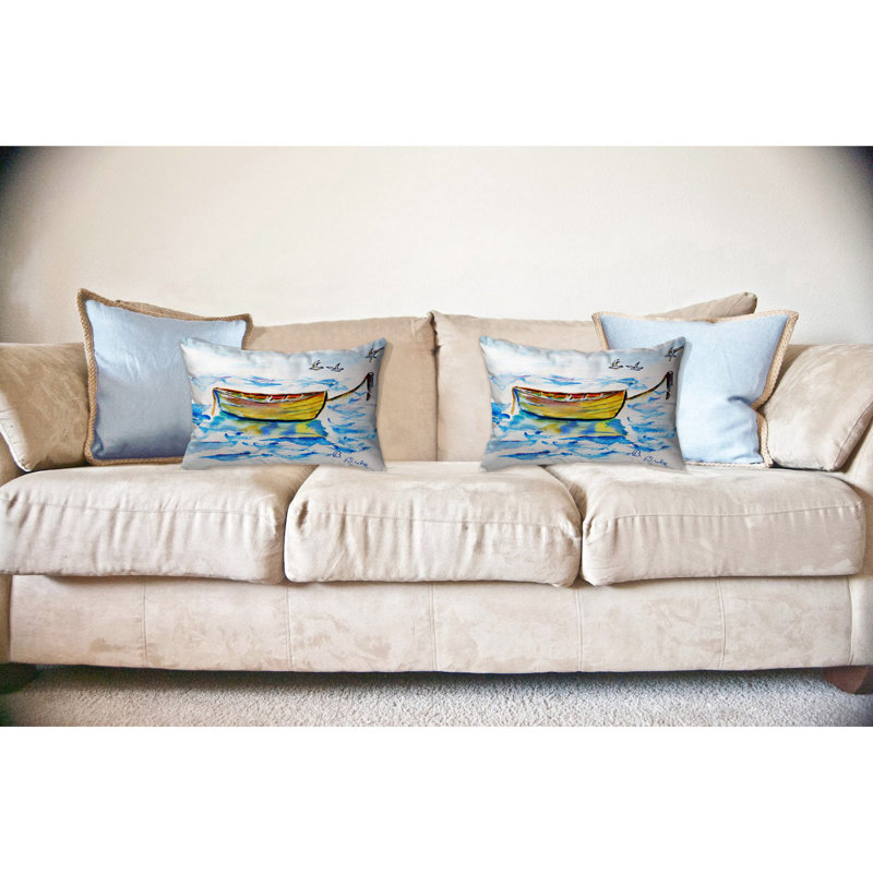 Outdoor Reversible Throw Pillow