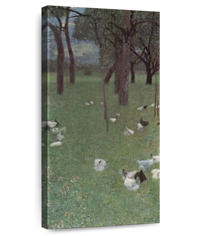 Jardin avec poulets à St. Agatha, H 30 po x l 15 po