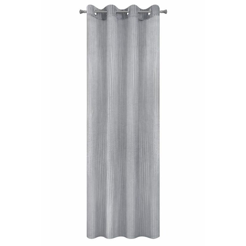 Room Darkening Curtain Pair, Steel