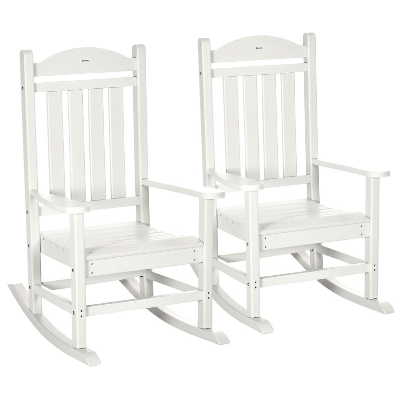 Chaise d'extérieur Mashanda, Blanc