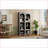 Cabinets, Farmhouse 2-Piece Set with Adjustable Shelves, 72"H Slate Gray Storage | Particle Board+MDF | Rustic/Lodge