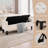 50" Wide Velvet Tufted Rectangle Storage Ottoman-123038195