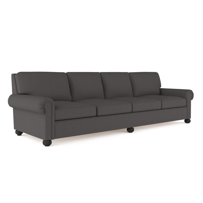 Leroy Sofa, 36" H x 120" W x 49" D, Pumice Velvet 