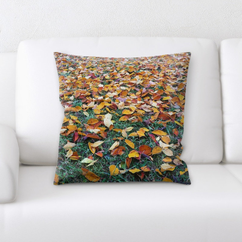 Jazlyn Leaf Throw Pillow