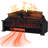 Country Living Infrared Electric Log Set Heater - Faux Logs Insert with Flickering Flames