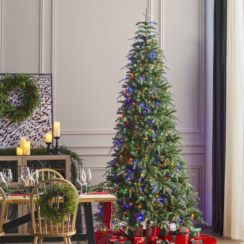 Sapin de Noël vert clair Aldred, 9'