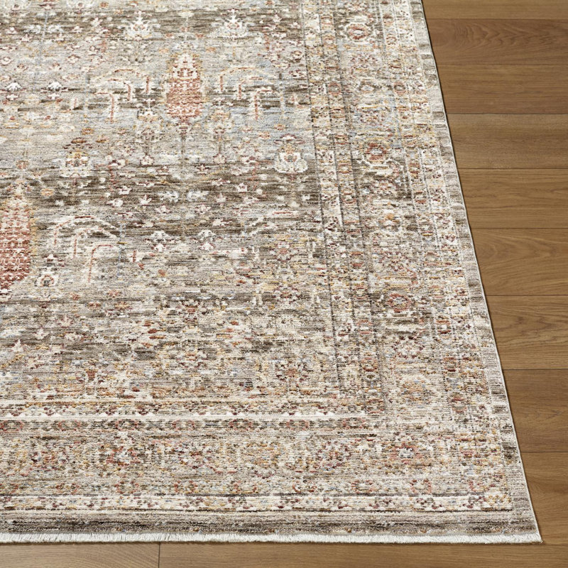 Tapis tissé à la machine Gionatan, Rectangle 5 pi 3 po x 6 pi 11,9 po